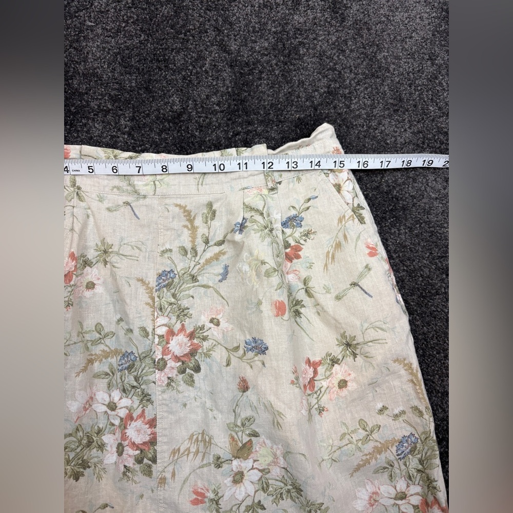 Oasis floral skirt with pockets size Medium - Picture 2 of 8